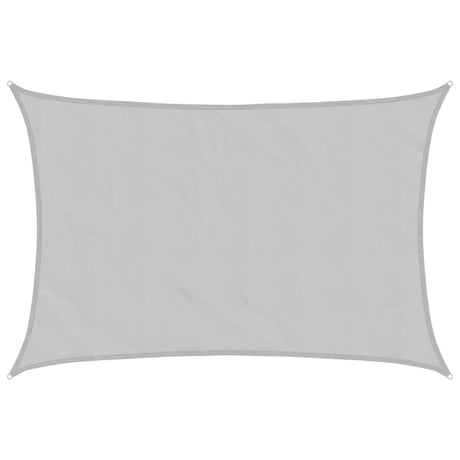 Vidaxl voile d'ombrage 5x4 m 100% polyester oxford gris clair