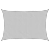 Vidaxl voile d'ombrage 6x5 m 100% polyester oxford gris clair