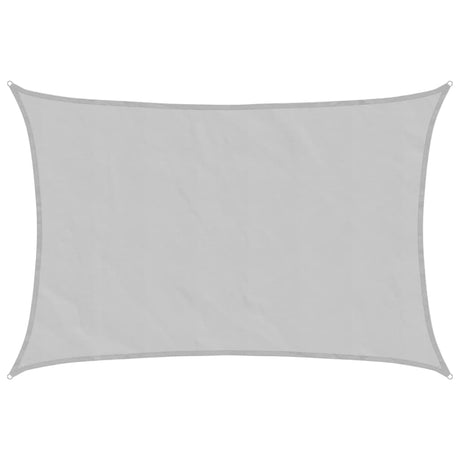 VidaXL Voile d'ombrage 6x5 m 100% polyester oxford gris clair