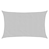 VidaXL Voile d'ombrage 8x5 m 100% polyester oxford gris clair