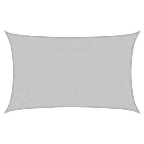 VidaXL Voile d'ombrage 8x5 m 100% polyester oxford gris clair