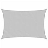 Vidaxl voile d'ombrage 7x6 m 100% polyester oxford gris clair