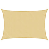 Vidaxl voile d'ombrage 3x2 m 100% polyester oxford couleur sable