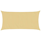 Vidaxx voile d'ombrage 3,5x2 m 100% polyester oxford couleur sable