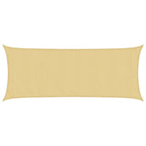 Vidaxl voile d'ombrage 5x2 m 100% polyester oxford couleur sable