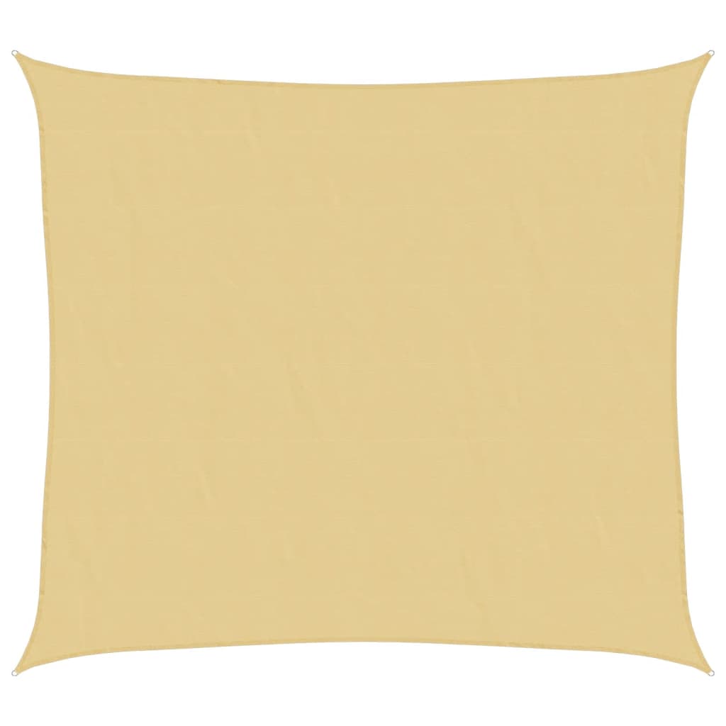 Vidaxl voile d'ombrage 3x2,5 m 100% polyester oxford couleur sable