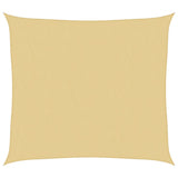 Vidaxl voile d'ombrage 3x2,5 m 100% polyester oxford couleur sable