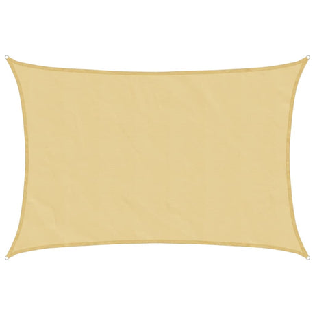 Vidaxx voile d'ombrage 3,5x2,5 m 100% polyester oxford couleur sable
