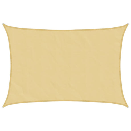 Vidaxx voile d'ombrage 4,5x3 m 100% polyester oxford couleur sable
