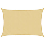 Vidaxl voile d'ombrage 5x3 m 100% polyester oxford couleur sable