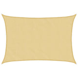 Vidaxx voile d'ombrage 4,5x3,5 m 100% polyester oxford couleur sable