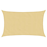 Vidaxl voile d'ombrage 8x5 m 100% polyester oxford couleur sable