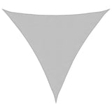 Vidaxx voile d'ombrage 3,6x3,6x3,6 m 100% polyester oxford gris clair