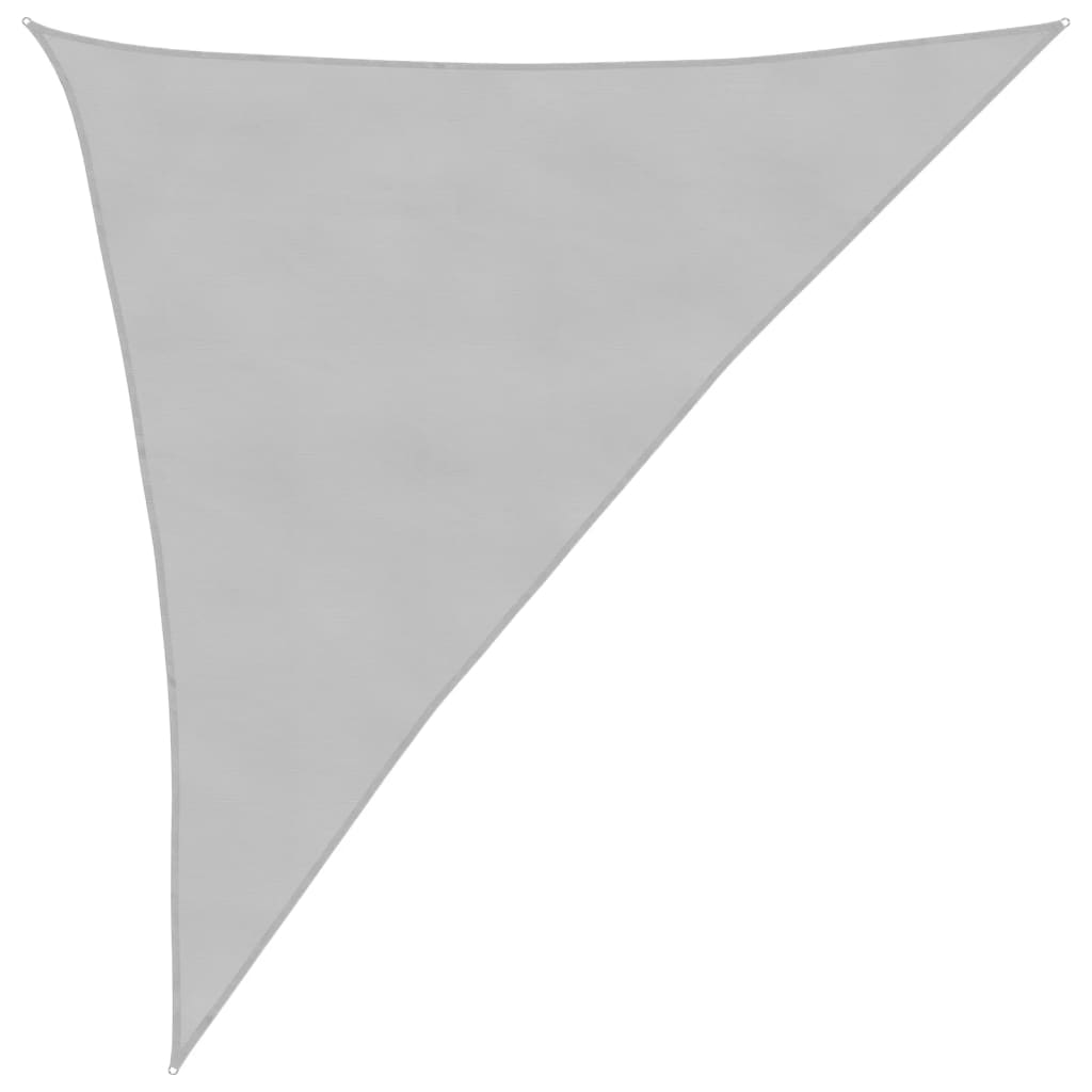 Vidaxx voile d'ombrage 3x4x5 m 100% polyester oxford gris clair