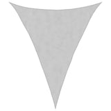 Vidaxx voile d'ombrage 3x4x4 m 100% polyester oxford gris clair