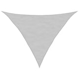 Vidaxx voile d'ombrage 3,5x3,5x4,9 m 100% polyester oxford gris clair