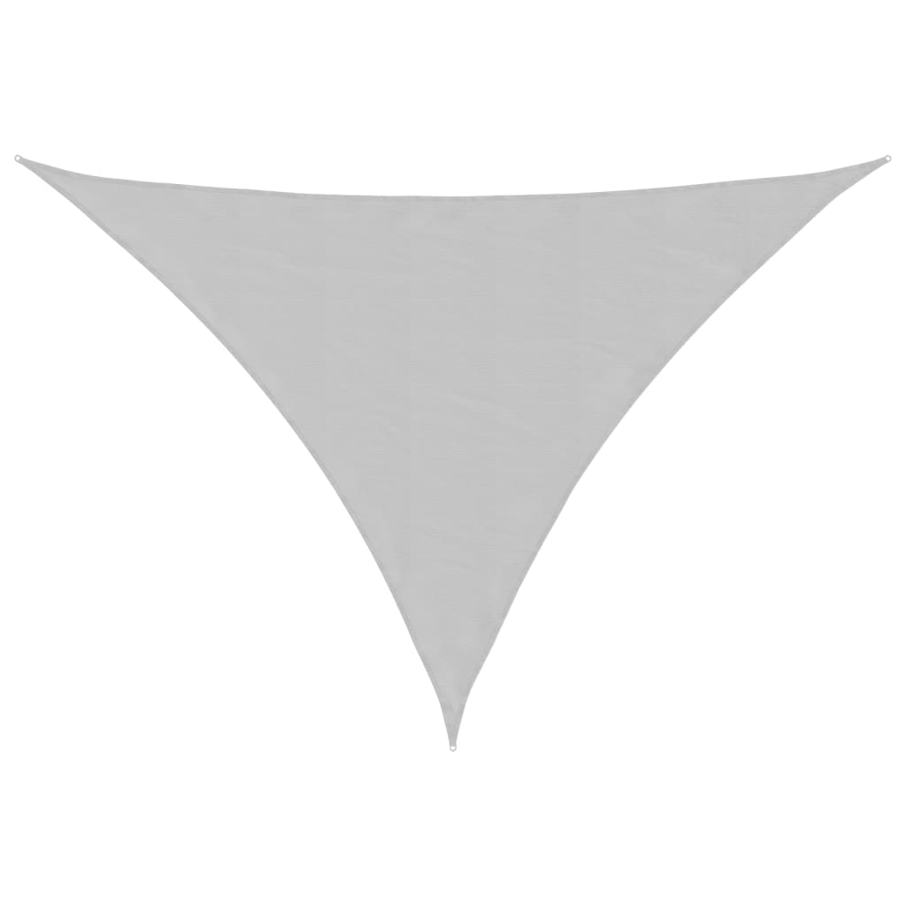 Vidaxx voile d'ombrage 4x4x5,8 m 100% polyester oxford gris clair