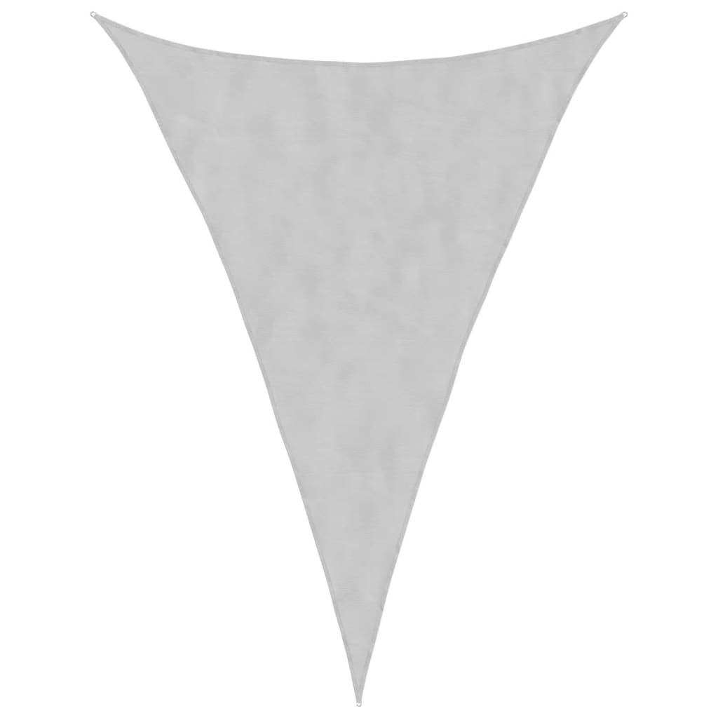 Vidaxx voile d'ombrage 5x7x7 m 100% polyester oxford gris clair