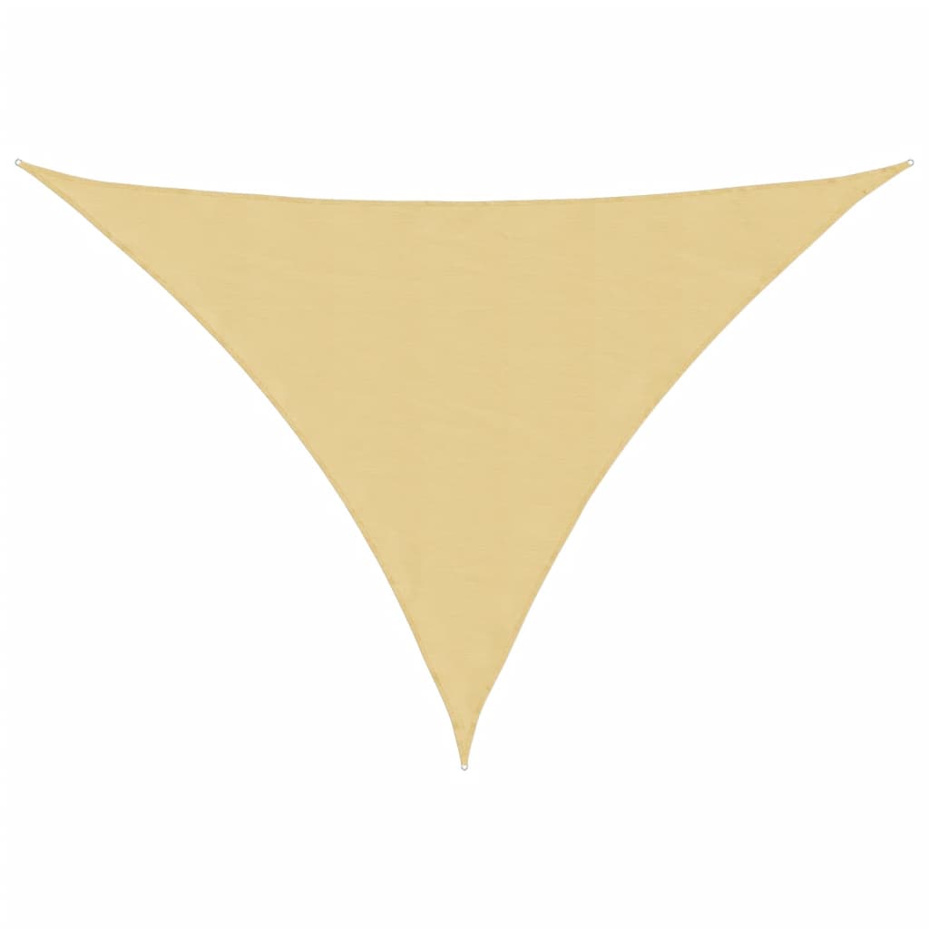 Vidaxx voile d'ombrage 7x5x5 m 100% polyester oxford couleur sable