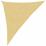 Vidaxx voile d'ombrage 3x4x5 m 100% polyester oxford couleur sable