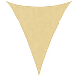 Vidaxx voile d'ombrage 5x6x6 m 100% polyester oxford couleur sable