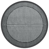 Vidaxx tapis d'extérieur arakil ø120 cm pp gris
