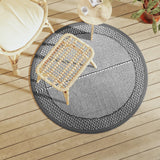 Vidaxx tapis d'extérieur arakil ø120 cm pp gris