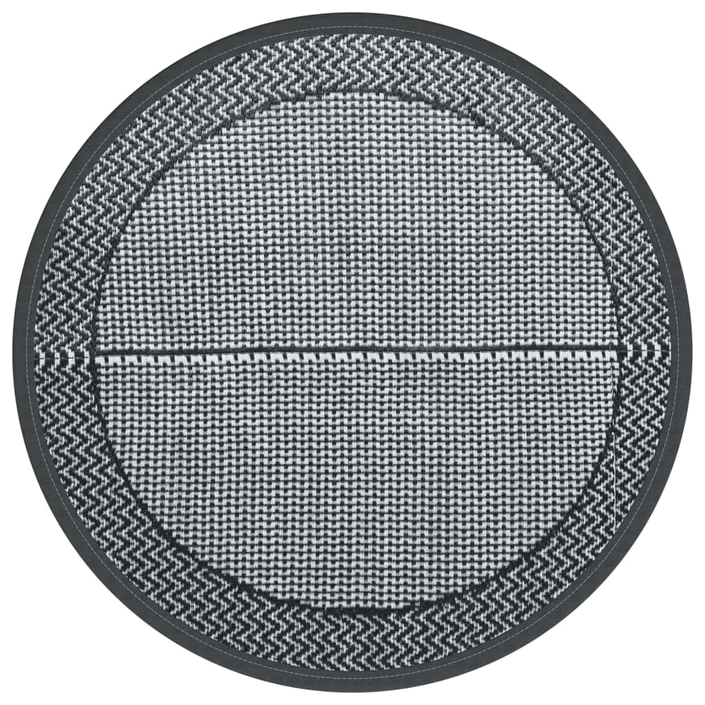 Vidaxx tapis d'extérieur arakil ø160 cm polypropylène gris