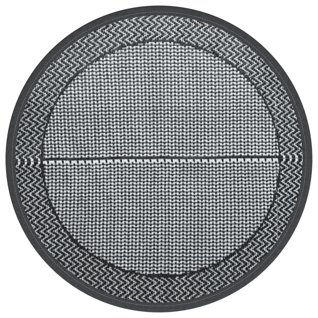 Vidaxx tapis d'extérieur arakil ø 200 cm polypropylène gris