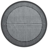 Vidaxx tapis d'extérieur arakil ø 200 cm polypropylène gris