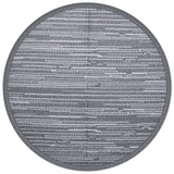 Vidaxx tapis d'extérieur arakil ø120 cm polypropylène gris