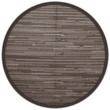 Vidaxx tapis d'extérieur arakil ø 120 cm polypropylène marron