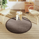 Vidaxx tapis d'extérieur arakil ø 120 cm polypropylène marron