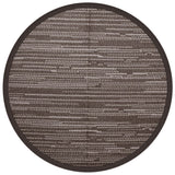 Vidaxx tapis d'extérieur arakil ø160 cm polypropylène marron