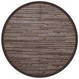 Vidaxx tapis d'extérieur arakil ø200 cm polypropylène marron