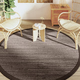 Vidaxx tapis d'extérieur arakil ø200 cm polypropylène marron