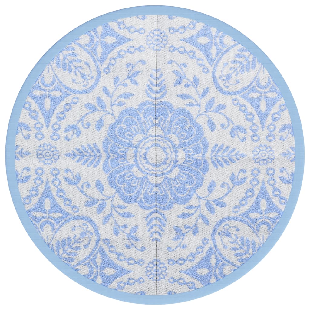 Vidaxx tapis d'extérieur arakil ø120 cm polypropylène bleu bébé