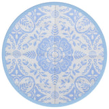 Vidaxx tapis d'extérieur arakil ø120 cm polypropylène bleu bébé