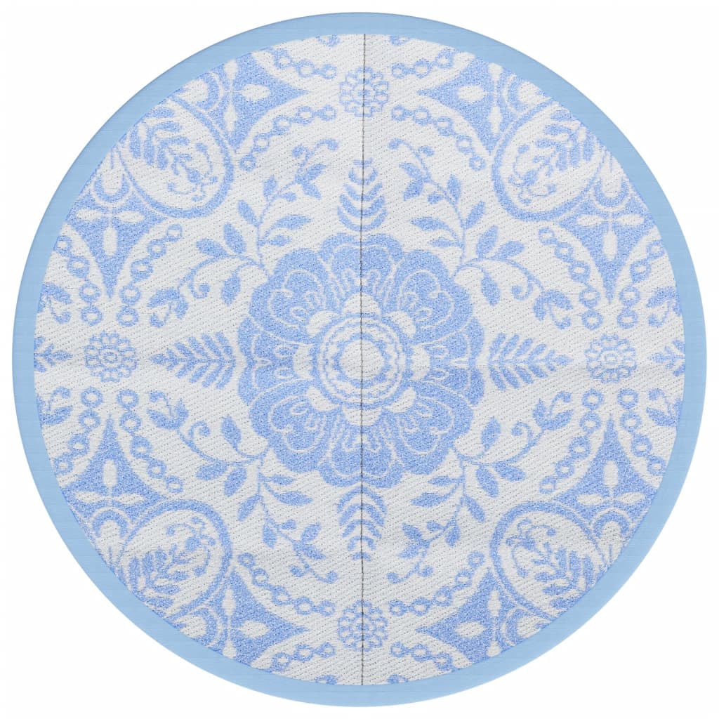 Vidaxx tapis d'extérieur arakil ø160 cm polypropylène bleu bébé