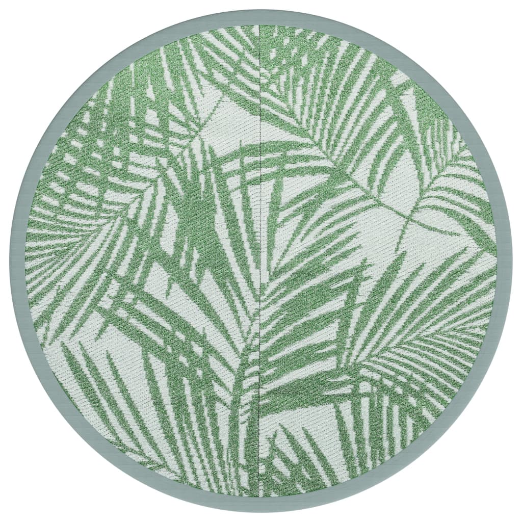 Vidaxx tapis d'extérieur arakil ø160 cm polypropylène vert