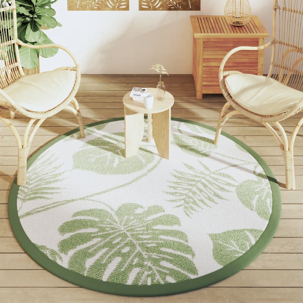 Vidaxx tapis d'extérieur arakil ø160 cm polypropylène vert