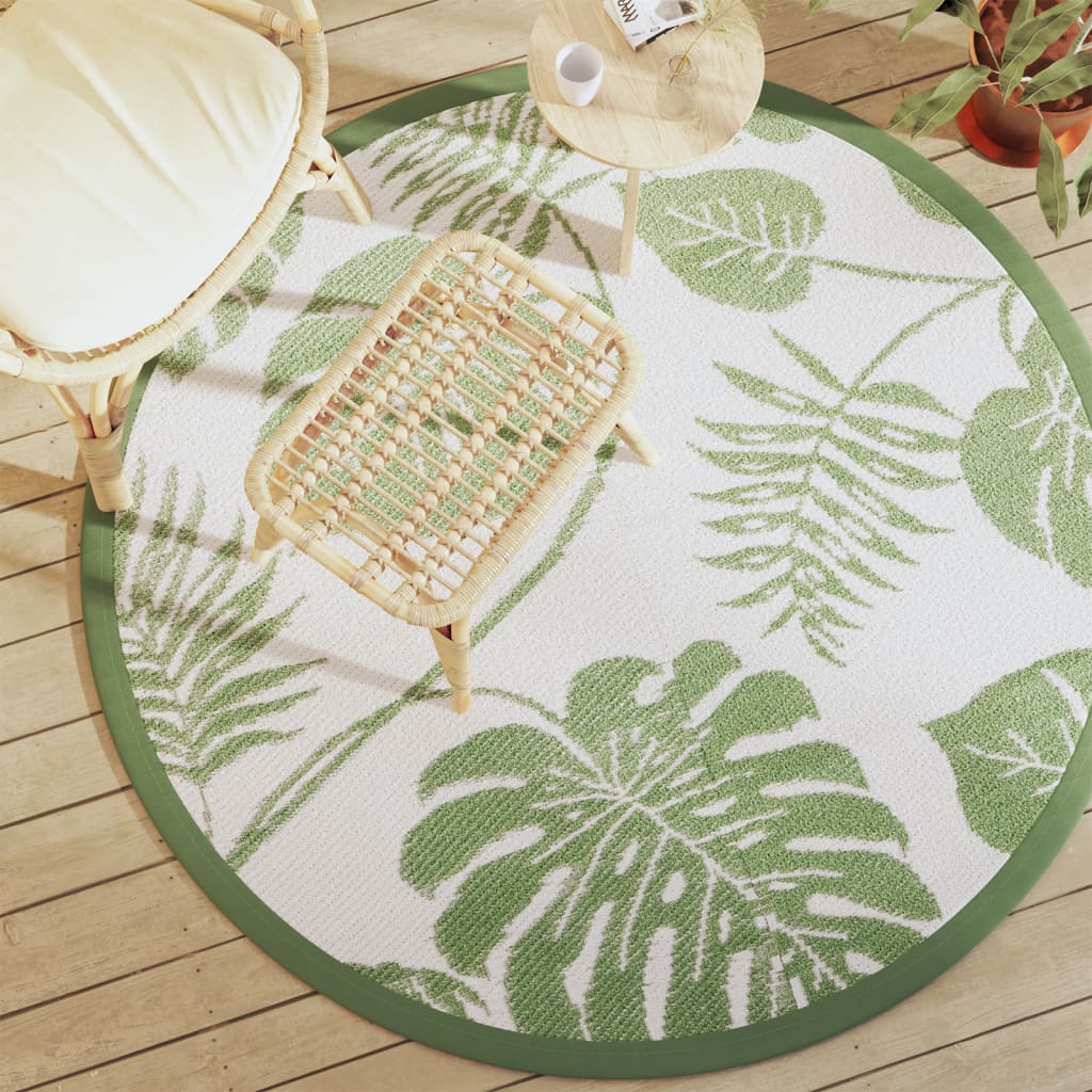 Vidaxx tapis d'extérieur arakil ø160 cm polypropylène vert