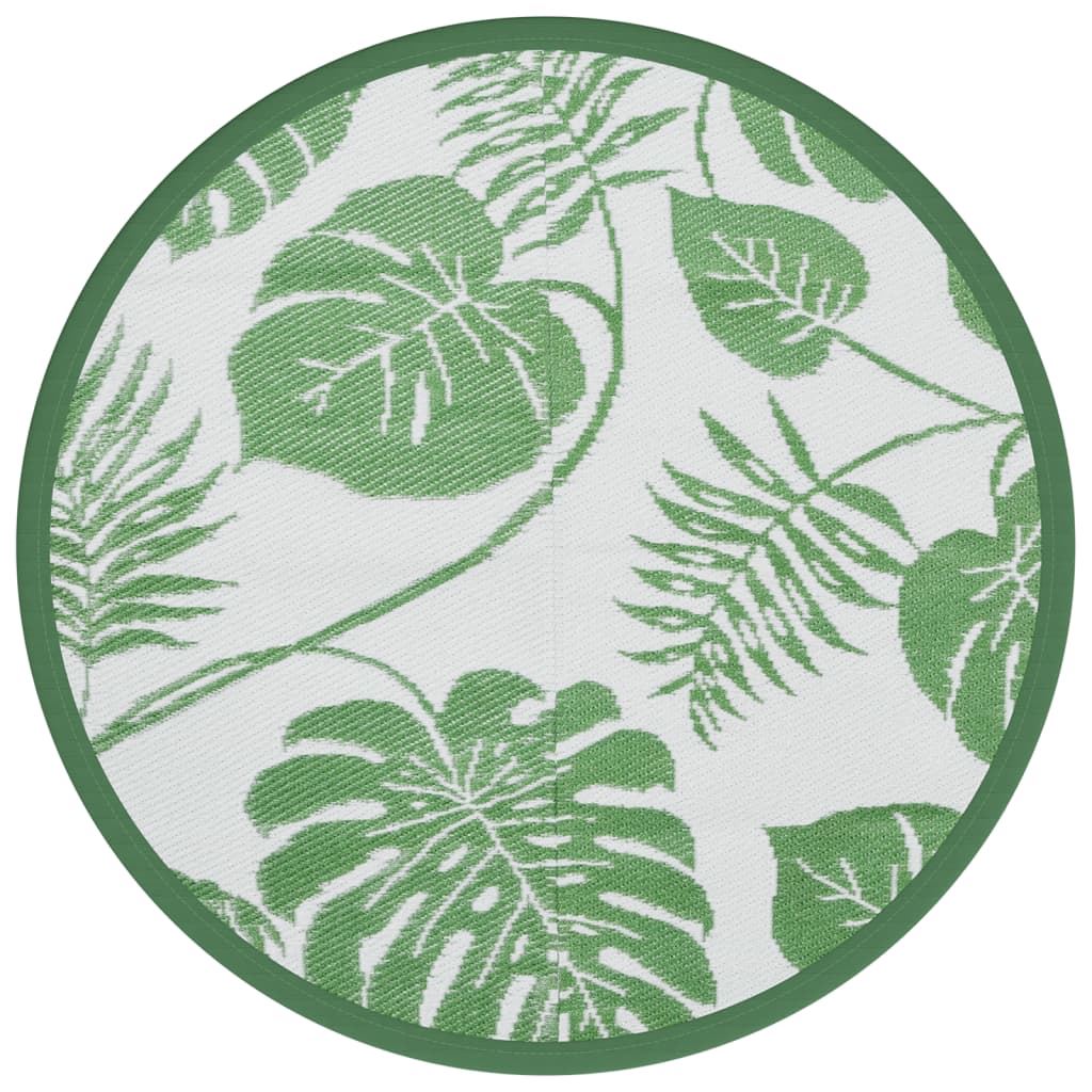 VidaXL Tapis d'extérieur Ø200 cm polypropylène vert