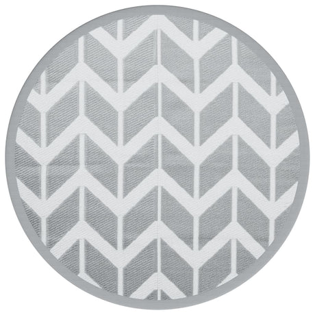 Vidaxx tapis d'extérieur arakil ø120 cm pp gris