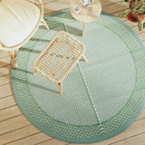 Vidaxx tapis d'extérieur arakil ø160 cm polypropylène vert
