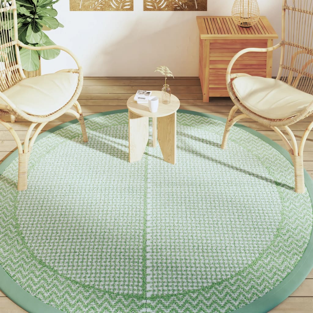 Vidaxx tapis d'extérieur arakil ø 200 cm polypropylène vert