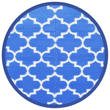 Vidaxx tapis d'extérieur arakil ø160 cm polypropylène bleu