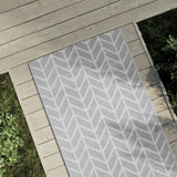 Vidaxl outside rug Arakil 80x150 cm pp gray