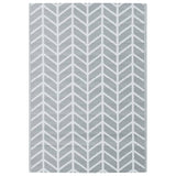 Vidaxl outside rug Arakil 160x230 cm pp gray