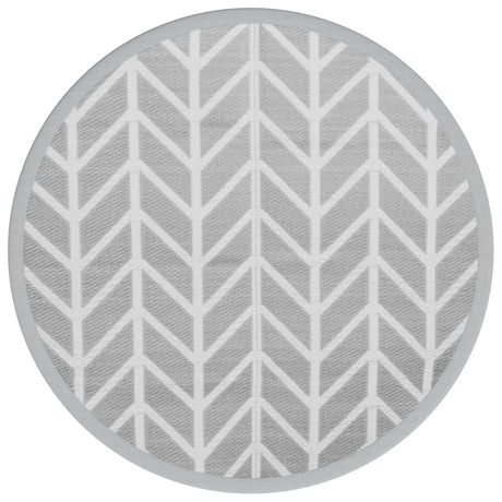 Vidaxx tapis d'extérieur arakil ø160 cm polypropylène gris